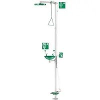 Delabie Combiné lave-œil et douche corporelle sur colonne