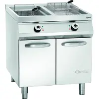 Bartscher Friteuse électrique - 2 x 20 litres - 30000 Watt | 800 x 700 x 850 mm