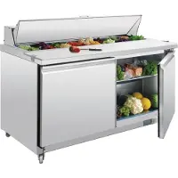 Polar Saladette réfrigérée Polar 2 portes | 527 litres