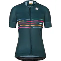 Sportful Maillot de Cyclisme Sportful Women Vélodrome Short Sleeve Jersey Sea Moss-L