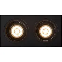 Lucide Embed 2-Light Spot Encastré Black