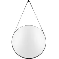 Present Time Miroir PT Living Balanced Round Black Rim