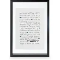 Vt wonen Cadre Photo VT Wonen Wood Black 40 x 28 cm