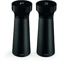 Amefa Moulins à sel et à poivre 2 pcs. 15 cm noir