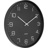 Karlsson - Horloge murale Lofty - Noir