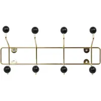 Goodhome - Porte-vêtements Mural séturnus, 34 Cm