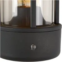 Lucide Lampe murale anthracite Lori avec capteur