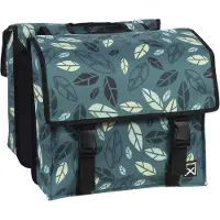 Willex Sac double de vélo City Bush 34 L Vert et bleu