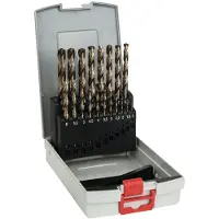 Bosch Accesorios Hss Cobalt 19 Pieces Marron,Argenté