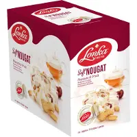 Lonka Nougat Tendre Aux Cacahuètes Et Fruits, Douceur Gourmande, 214 Pièces De 12g, 2568g, Confiserie Sucrée Idéale Snack Et Dessert