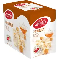 Lonka Soft Nougat Au Caramel, Confiserie Fondante, 214 X 12g, 2.568 Kg, Douceur Sucrée, Snack Gourmand, Friandise Au Nougat, Parfait Pour Partage