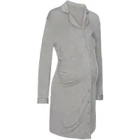 LASCANA Chemise de nuit gris chiné