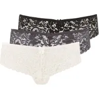 LASCANA String crème / gris / noir