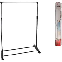 Huismerk Porte-vêtements mobile - Hauteur réglable - 90 x 160 cm