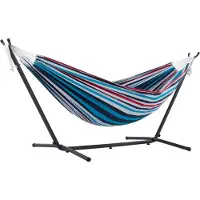 VIVERE Uhsdo8-12 Hamac Double Avec Support Denim 280 X 200 X 110 Cm