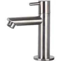 Differnz Mix robinet d'eau froide droit en chrome mat 30.412.76
