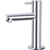 Differnz Robinet de Lavabo Droit Chrome