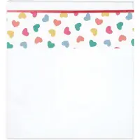 Briljant Drap Lit Bébé Briljant Mandy Blanc Coton-75 x 100 cm (Wieglaken)