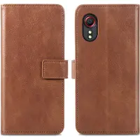 IMoshion Étui de télephone portefeuille de luxe Samsung Galaxy Xcover 5 - Marron
