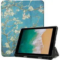 IMoshion Coque tablette Design Trifold Apple iPad 6 (2018) 9.7 pouces / iPad 5 (2017) 9.7 pouces / Air 2 (2014)/Air 1 (2013) - Green Plant
