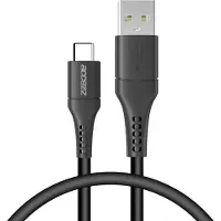 Accezz Câble USB-C vers USB - 0,2 mètre - Noir