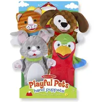 Melissa & Doug Hand Animal Puppets Pets