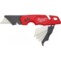 Milwaukee Cutter de poche pliable - - Fastback - Réserve de lame - Design compact - Clip ceinture