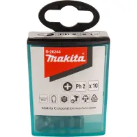 Makita B-26244 Embout De Vis Ph2 X 50 Mm 10 Pièces