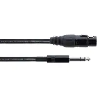 Cordial EM 3 FV XLR Verbindungskabel (1x XLR-Buchse 3 polig - 1x Klinkenstecker (3 m, Câbles XLR)