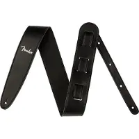 Fender Vegan Leather Strap Black 2.5