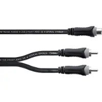 Cordial 14888 Klinke / Cinch Audio Y-Adapter (1x Cinch-Buchse - 2x Cinch-Stecker (0.30 m, Câbles Cinch)