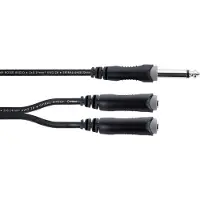 Cordial EY 0,3 PGG XLR Y-Adapter (1x Klinkenstecker 6.3 mm (mono) - 2x Klinkenbu (0.30 m, Câbles XLR)