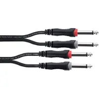 Cordial Câble Audio Double Jacks Mono 6 M