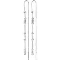 Pilgrim Boucles d'oreilles 'Kamari' argent / blanc