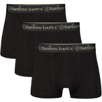 Bamboo Basics Boxers Bamboo Basics Men Liam Black (Lot de 3)-S