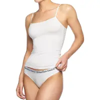 Bamboo Basics Débardeurs Bamboo Basics Women Vera White (Lot de 2)-L
