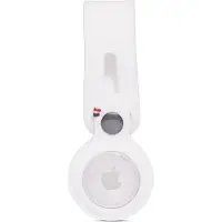 Decoded Étui à sangle Silicone Loop Apple AirTag - Blanc