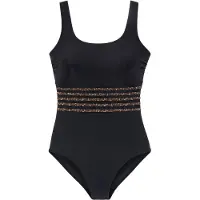 LASCANA Maillot de bain beige / marron / noir