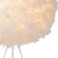Lucide Lampe de pied Goosy Soft Ø 50 cm de blanc
