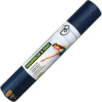 Fitness-Mad Tapis de yoga Warrior II 4mm bleu foncé 183x61cm antidérapant