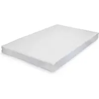 Neu.haus Matelas en mousse à froid 120 x 200 cm, respirant, adapté aux personnes allergiques, ferme, avec housse amovible, blanc