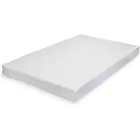 Neu.haus Matelas en mousse à froid 180 x 200 cm, respirant, adapté aux personnes allergiques, ferme, avec housse amovible, blanc