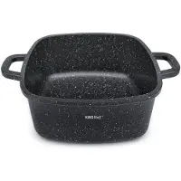 KINGHOFF pot en marbre 26cm 5,5l 27937