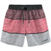 Bench Shorts de bain gris / rose chiné / noir