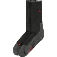 Falke - Chaussettes de randonnée - TK2 Explore Wool Silk M Anthra.Mel pour Homme en Laine - Taille 44-45 - Noir