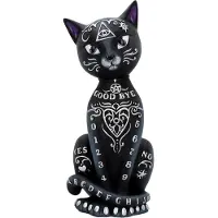 Nemesis Now Statuette Gothic de - Mystic Kitty - pour Indifférent - noir/blanc - Taille Standard