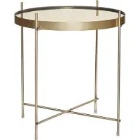 Hubsch Reflect Table D'appoint En Laiton | 930404
