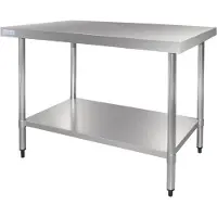 Vogue Table de travail en acier inoxydable | 70 cm de profondeur | 5 tailles
