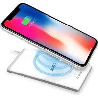 SBS Station de charge sans fil Super Slim Blanc