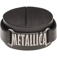 Metallica Bracelet en cuir de - Logo - pour Homme - noir - Taille Standard